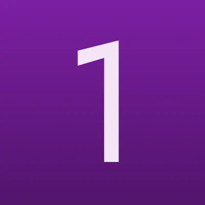 1 Телеком, интернет-провайдер, лого-визитка