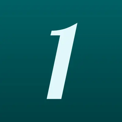 1Сервис, официальный партнер 1С, лого-визитка