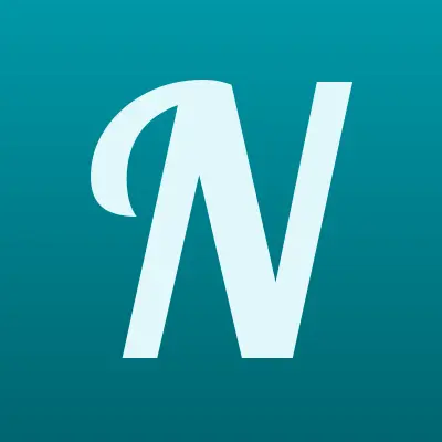 NEF, центр обучения и фитнеса, лого-визитка