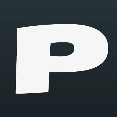 PickPoint, сеть постаматов и пунктов выдачи, лого-визитка